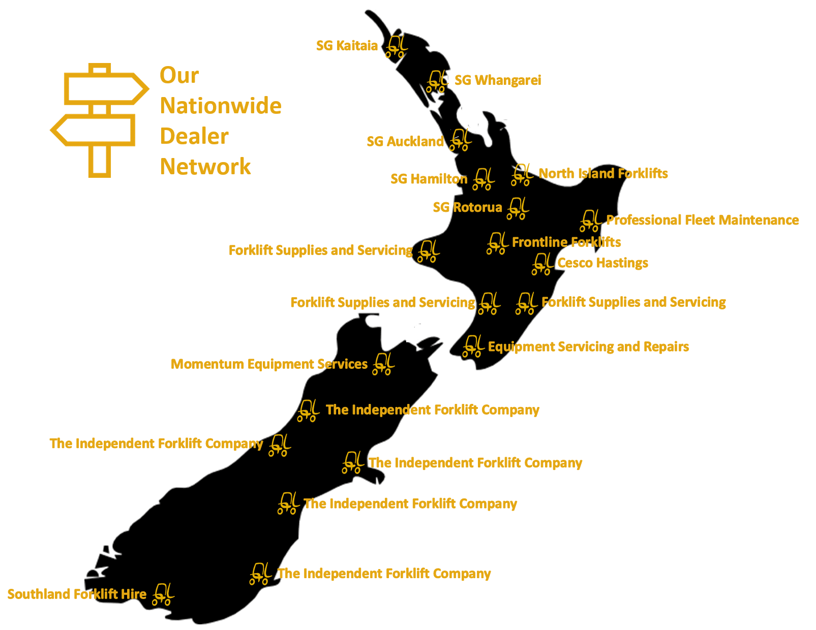 SG Equipment Nationwide Dealer Network