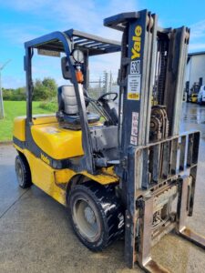 Yale GDP30TK Diesel forklift pictured at Yale Forklifts NZ site