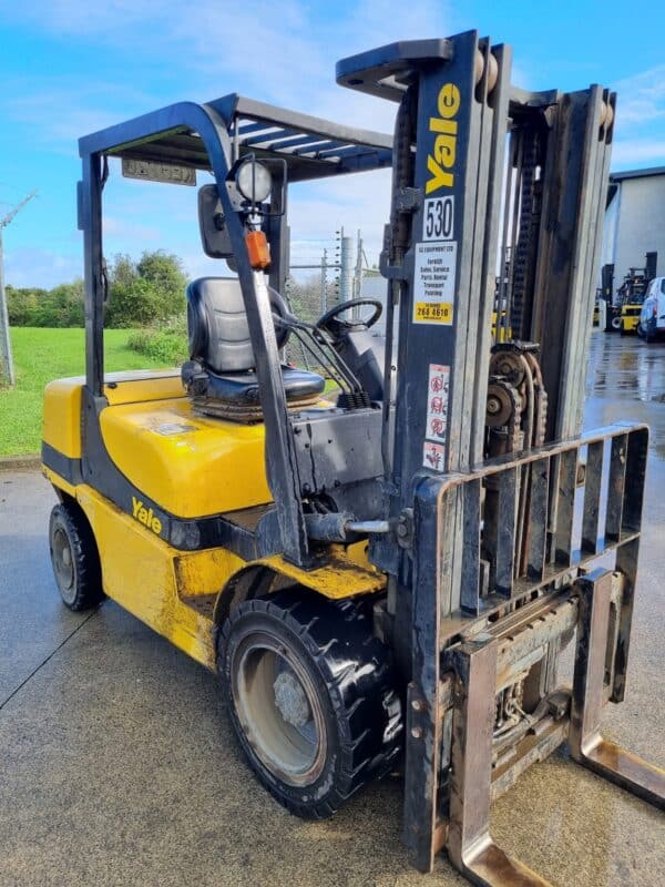 Yale GDP30TK Diesel forklift pictured at Yale Forklifts NZ site