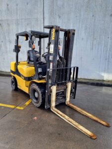 Uase yale forklift model GDP30MX pictured in the yard at Yale Forklifts NZ