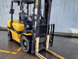 Uase yale forklift model GDP30MX pictured in the yard at Yale Forklifts NZ